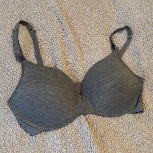 Lively All-Day No-Wire Push-Up: Heather Gray - 34DD